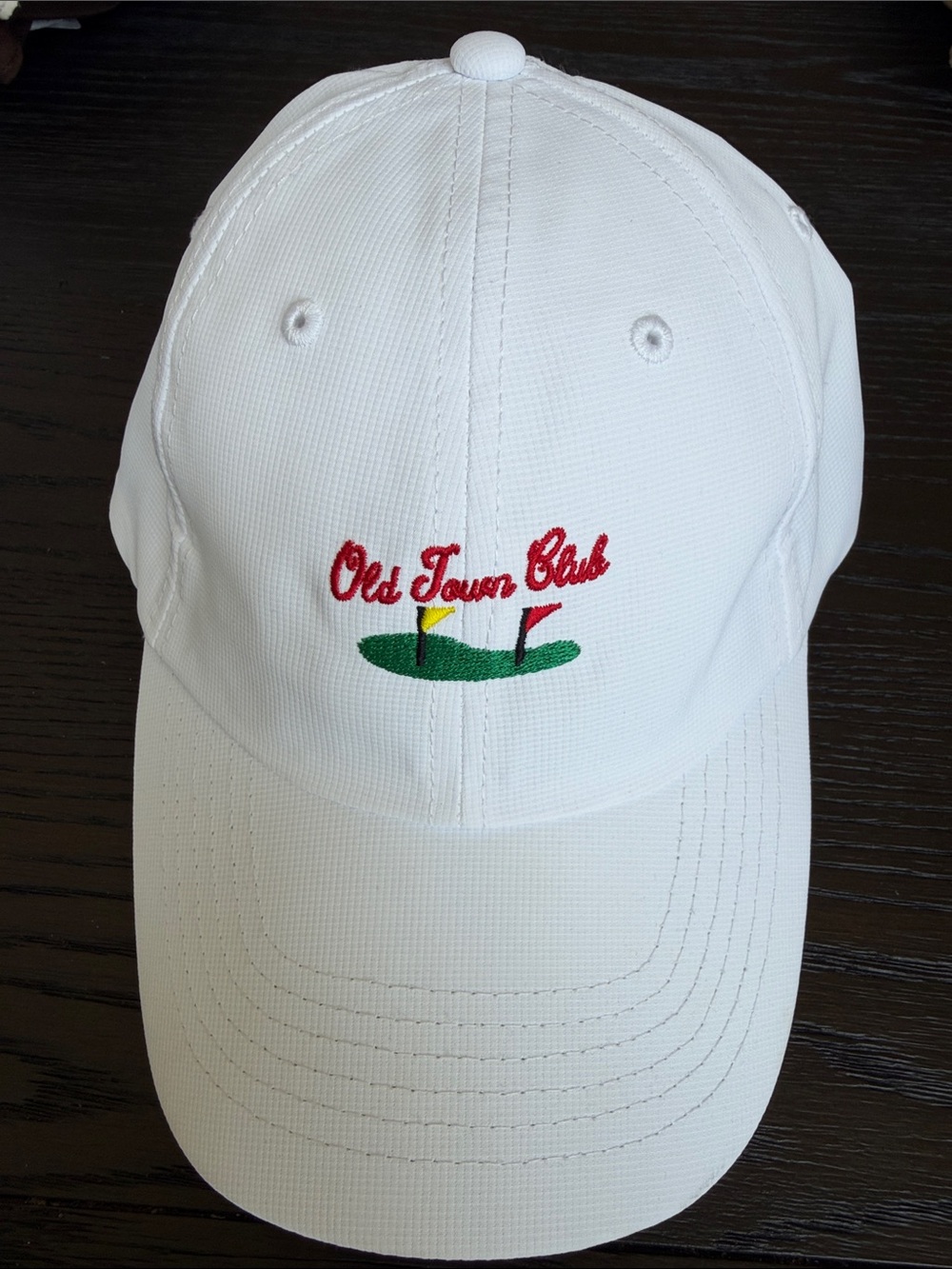 NEW Old Town Club White Embroidered Golf Cap